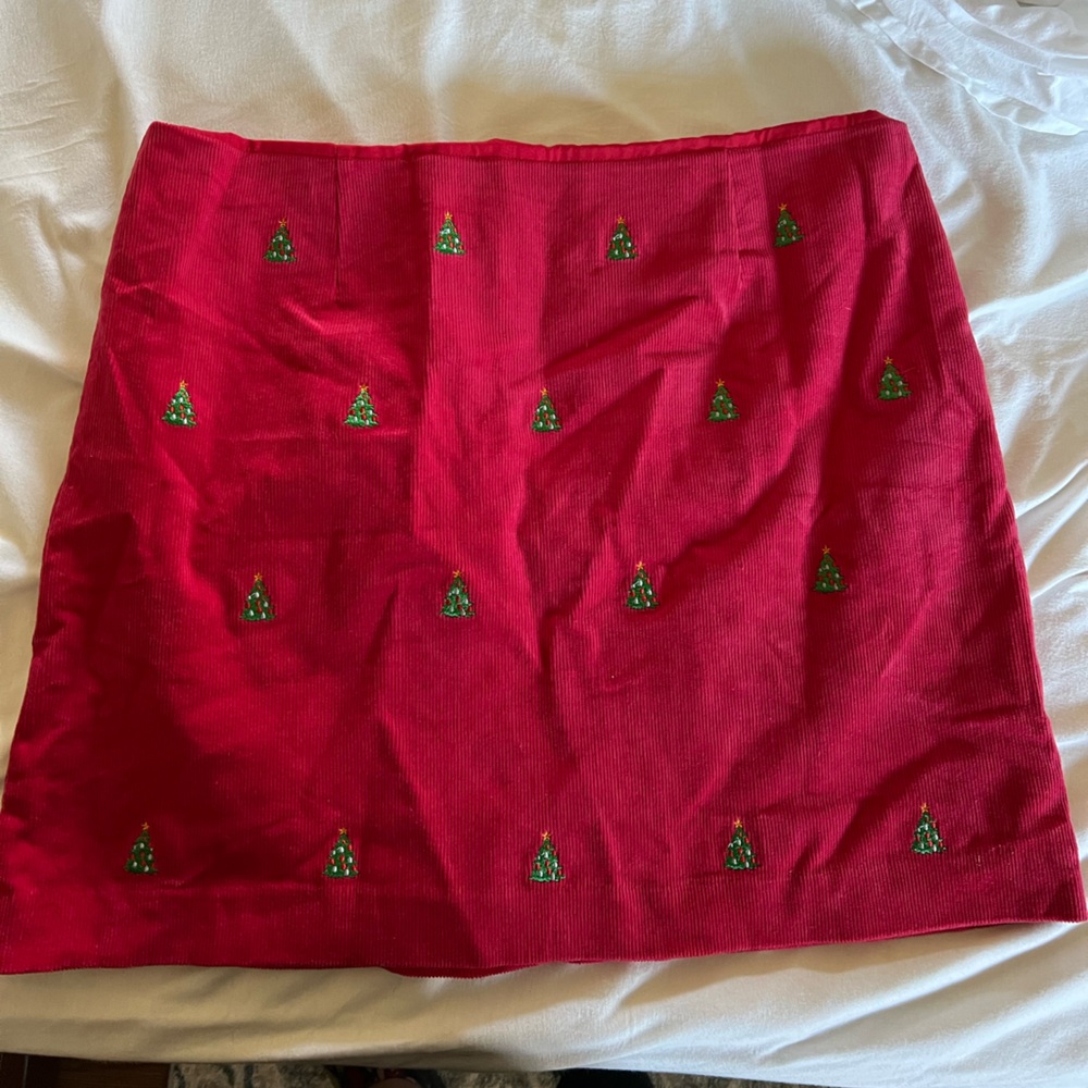 Castaway Red Mini Christmas skirt